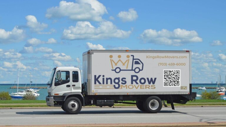 Kings Row moving truck on a direct trip from the East Coast to the West Coast.