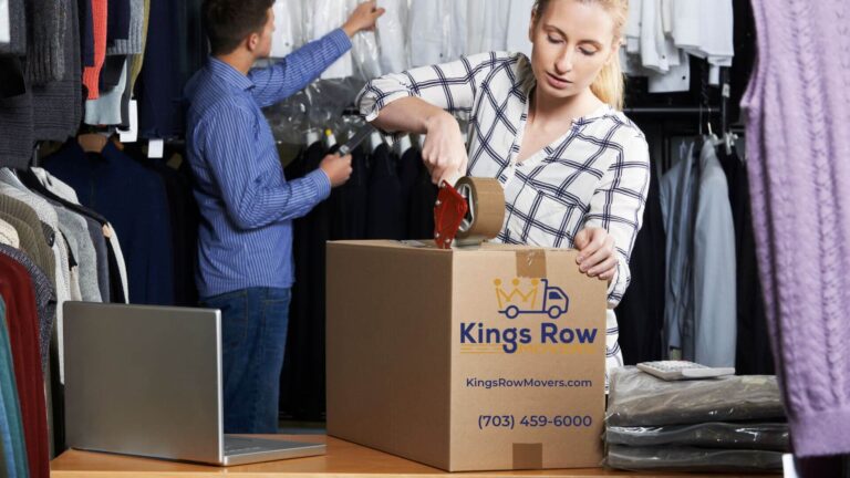 Kings Row Movers facilitating a seamless move for a retail business.